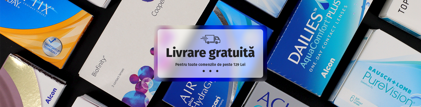 Livrare gratuita de la 129 Lei