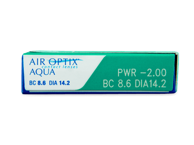 Air Optix Aqua (3 lentile) - vizualizare parametrii