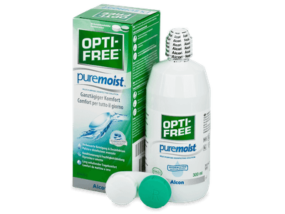 Soluție OPTI-FREE PureMoist 300 ml - soluție de curățare