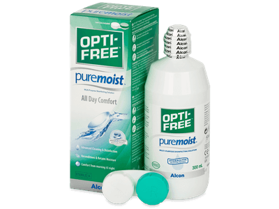 Soluție OPTI-FREE PureMoist 300 ml - soluție de curățare