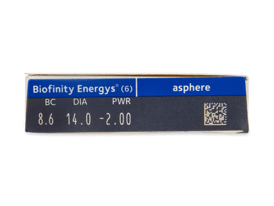 Biofinity Energys (6 lentile) - vizualizare parametrii