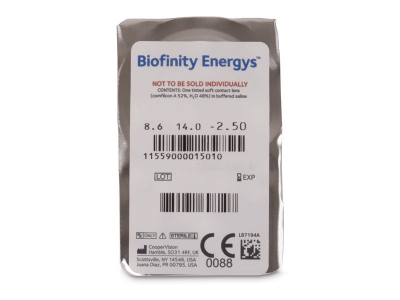 Biofinity Energys (6 lentile) - vizualizare ambalaj