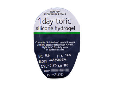 MyDay daily disposable toric (30 lenses) - vizualizare ambalaj