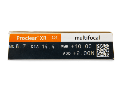 Proclear Multifocal XR (3 lentile) - vizualizare parametrii