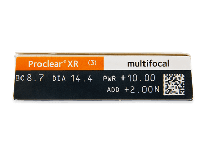 Proclear Multifocal XR (3 lentile) - vizualizare parametrii