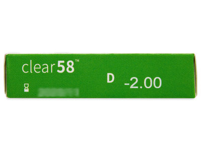 Clear 58 (6 lentile) - vizualizare parametrii