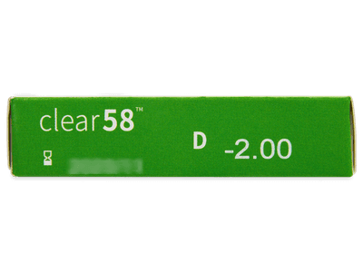 Clear 58 (6 lentile) - vizualizare parametrii