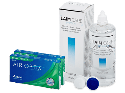 Air Optix for Astigmatism (2x3 lentile) + soluție Laim-Care 400ml