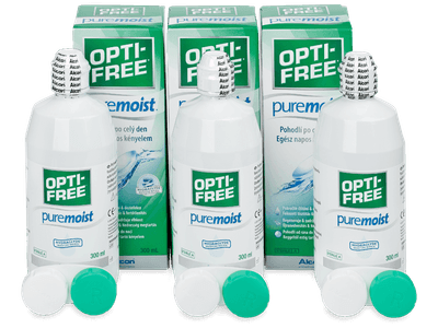 Soluție OPTI-FREE PureMoist 3 x 300 ml - Produsul este disponibil și în acest pachet