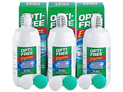 Soluție OPTI-FREE Express 3 x 355 ml  - design-ul vechi