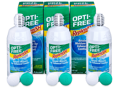 Soluție OPTI-FREE RepleniSH 3 x 300 ml - Economy 3-pack 