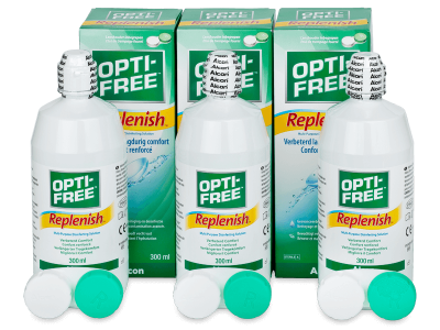 Soluție OPTI-FREE RepleniSH 3 x 300 ml  - Pachet economic triplu-soluții