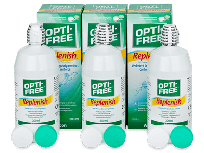 Soluție OPTI-FREE RepleniSH 3 x 300 ml - Pachet economic triplu-soluții