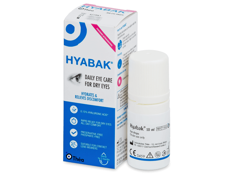 Hyabak Eye Drops 10 ml  - Picături pentru ochi