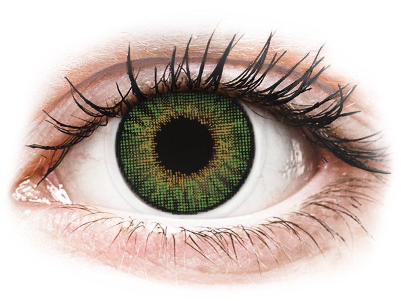 Air Optix Colors - Green - cu dioptrie (2 lentile) - Lentile colorate