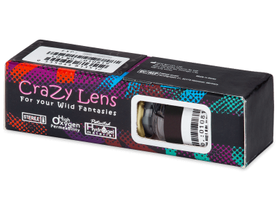 ColourVUE Crazy Lens - BlackOut - fără dioptrie (2 lentile) - Produsul este disponibil și în acest pachet