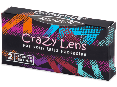 ColourVUE Crazy Lens - BlackOut - fără dioptrie (2 lentile) - Produsul este disponibil și în acest pachet