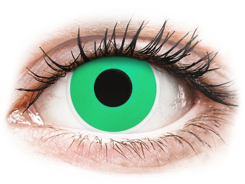 ColourVUE Crazy Lens - Emerald (Green) - fără dioptrie (2 lentile) - Lentile colorate