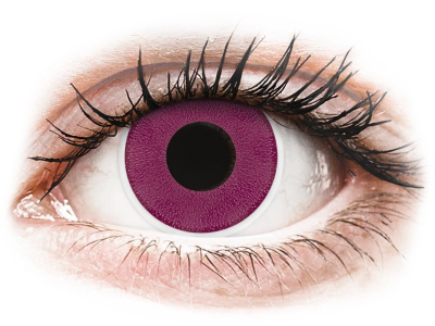 ColourVUE Crazy Lens - Purple - fără dioptrie (2 lentile)