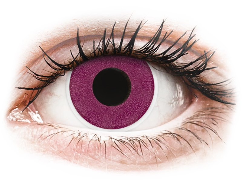 ColourVUE Crazy Lens - Purple - fără dioptrie (2 lentile) - Lentile colorate