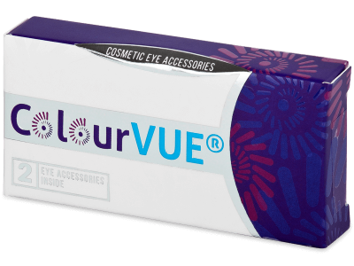 ColourVUE Crazy Lens - Solar Blue - cu dioptrie (2 lentile) - Produsul este disponibil și în acest pachet