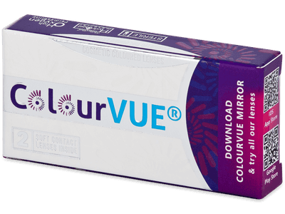 ColourVUE Crazy Lens - WhiteOut - cu dioptrie (2 lentile) - Produsul este disponibil și în acest pachet