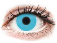 ColourVUE Crazy Glow Blue - fără dioptrie (2 lentile) Lentile de contact colorate - ColourVUE Crazy Glow Blue - fără dioptrie (2 lentile)