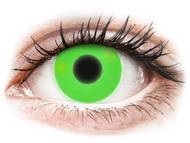 ColourVUE Crazy Glow Green - fără dioptrie (2 lentile) Lentile de contact colorate - ColourVUE Crazy Glow Green - fără dioptrie (2 lentile)