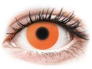ColourVUE Crazy Glow Orange - fără dioptrie (2 lentile) Lentile de contact colorate - ColourVUE Crazy Glow Orange - fără dioptrie (2 lentile)