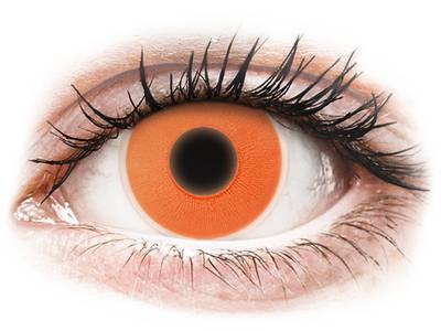 ColourVUE Crazy Glow Orange - fără dioptrie (2 lentile)