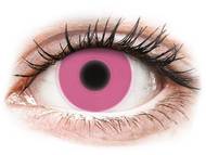 ColourVUE Crazy Glow Pink - fără dioptrie (2 lentile) Lentile colorate speciale - fără dioptrie - ColourVUE Crazy Glow Pink - fără dioptrie (2 lentile)