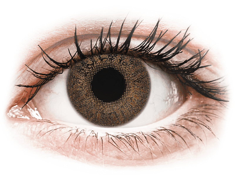 TopVue Color - Brown - cu dioptrie (2 lentile) - Lentile colorate