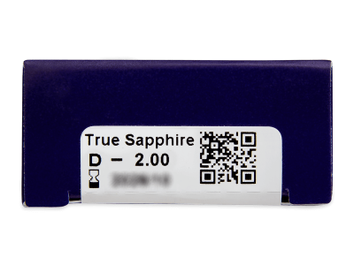 TopVue Color - True Sapphire - cu dioptrie (2 lentile) - vizualizare parametrii