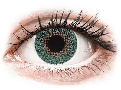 TopVue Color - Turquoise - cu dioptrie (2 lentile)