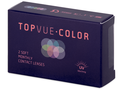 TopVue Color - True Sapphire - fără dioptrie (2 lentile) - Lentile colorate