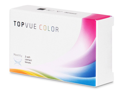 TopVue Color - Turquoise - fără dioptrie (2 lentile) - design-ul vechi
