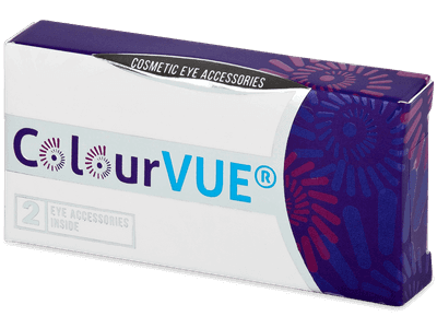 ColourVUE Glamour Blue - fără dioptrie (2 lentile) - Produsul este disponibil și în acest pachet