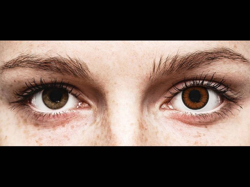 ColourVUE BigEyes Pretty Hazel - fără dioptrie (2 lentile)