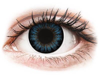 ColourVUE BigEyes Cool Blue - cu dioptrie (2 lentile) - Lentile colorate