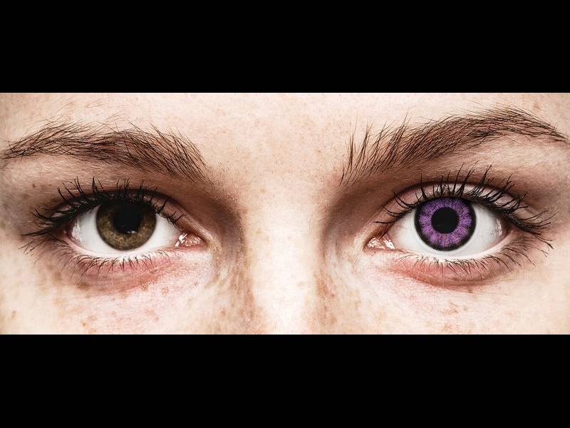 ColourVUE BigEyes Ultra Violet - fără dioptrie (2 lentile)