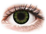 ColourVUE BigEyes Party Green - fără dioptrie (2 lentile) Lentile de contact colorate - ColourVUE BigEyes Party Green - fără dioptrie (2 lentile)