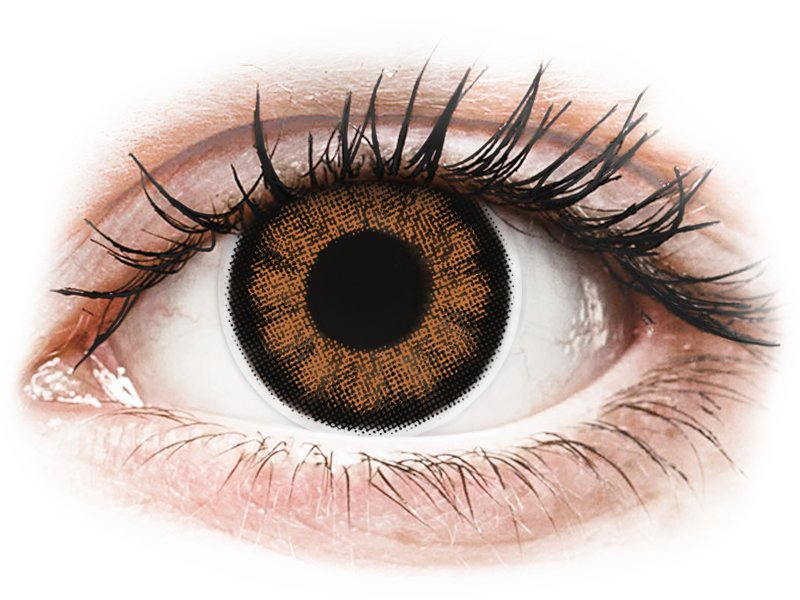 ColourVUE BigEyes Sexy Brown - fără dioptrie (2 lentile) - Lentile colorate