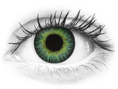 ColourVUE Fusion Green Yellow - fără dioptrie (2 lentile)