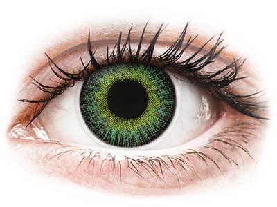 ColourVUE Fusion Green Yellow - cu dioptrie (2 lentile) - Lentile colorate