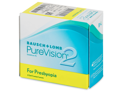 Purevision 2 for Presbyopia (6 lentile) - Lentile de contact multifocale