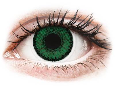 SofLens Natural Colors Emerald - cu dioptrie (2 lentile) - Lentile colorate