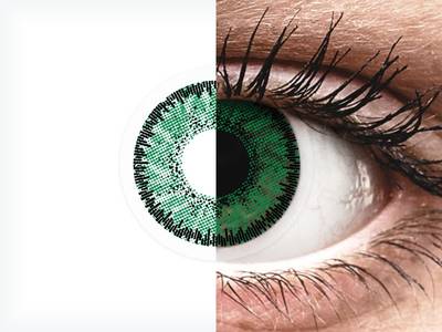 SofLens Natural Colors Emerald - cu dioptrie (2 lentile)