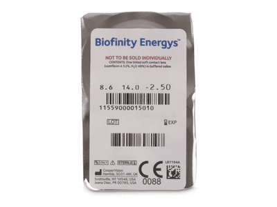 Biofinity Energys (3 lentile) - vizualizare ambalaj