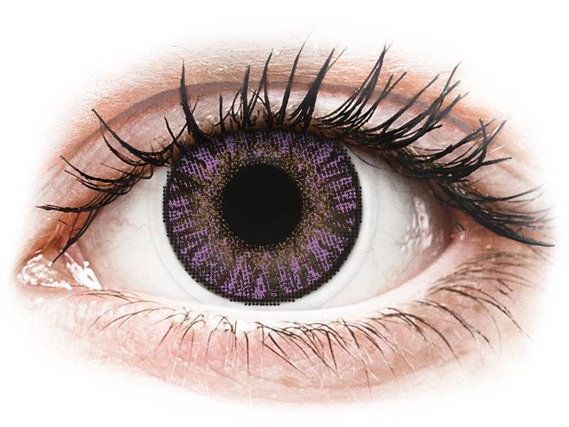 FreshLook ColorBlends Amethyst - cu dioptrie (2 lentile) - Lentile colorate