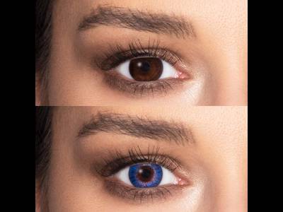 FreshLook ColorBlends Blue - fără dioptrie (2 lentile)